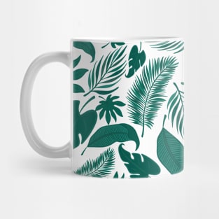 Leaves Pattern - Green Mug